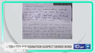 Feds Man accused in apparent assassination attempt wrote note indicating he intended to kill Trump [upl. by Alaet]