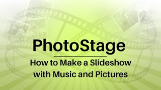 How to Make a Slideshow with Music amp Pictures  PhotoStage Slideshow Tutorial [upl. by Nalra65]