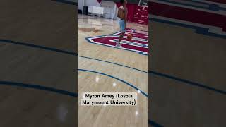 Myron Amey Loyola Marymount University basketball ballislife basketballdrills college nba [upl. by Jaala]