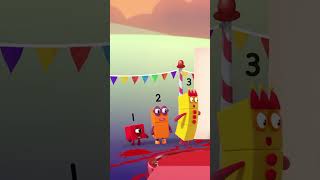 Stampoline Adventure 🎨  Learn to Count  12345  Numberblocks shorts [upl. by Akkin]