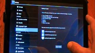 Factory Reset the Motorola Xoom Running Android 411 Jelly Bean [upl. by Michale]