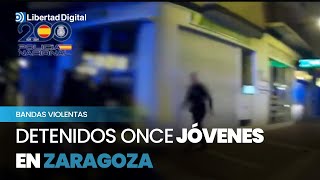 Once jóvenes detenidos en Zaragoza por formar parte de bandas violentas [upl. by Ora]