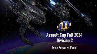 UT2004 Fall 2024 Assault Cup  Div 2  Team Keeper vs Pump [upl. by Enirehtacyram]