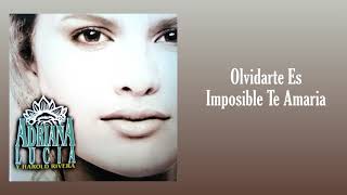 Olvidarte Es Imposible Te Amaría  Adriana Lucia  Vallenato [upl. by Holcman]