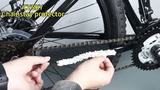 Bike chain stay protector chain guide protector [upl. by Thornburg]