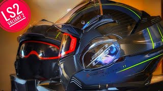 LS2 Valiant 2 Helmet New Graphics Unboxing RevZilla LS2HelmetsUS [upl. by Adnouqal]