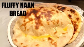 FLUFFY NAAN BREAD Quick And Easy  Nargis’ Kitchen [upl. by Atikan]