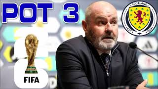 SCOTLAND ENTER POT 3 POTENTIAL WORLD CUP QUALIFYING OPPONENTS [upl. by Rombert]