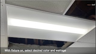 Installing LED Troffer into Drop Ceilings [upl. by Siroled476]