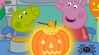 Peppa Pig English Episodes üéÉ Peppa Pigs Pumpkin Party [upl. by Domonic]