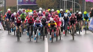 Cyclocross Kortrijk Women Elite 108050fps 27 Nov 2021 [upl. by Yecnahc59]