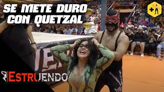 La Parkita y Diosa Quetzal vs Diosa Blanca e Impacto  Promociones Estruendo [upl. by Arlan]