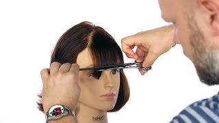 How to Cut Bangs  TheSalonGuy [upl. by Lemay826]