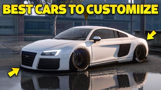 GTA 5 Online BEST CARS TO CUSTOMIZE IN GTA V Online RARE amp SECRET CARS amp CUSTOMIZATION [upl. by Alyad]