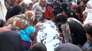 Funeral for murdered Pakistani internet star as brother admits murdering her for family honour [upl. by Eegnat]