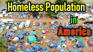 Homeless Population by State Latest Insights into US Homeless Crisis [upl. by Alaj]