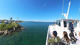 Sheplers Ferry to Mackinac Island Michigan [upl. by Ahsiloc]