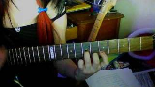 how to play chiodos baby you wouldnt last a minute on the creek EASY [upl. by Dulcie865]