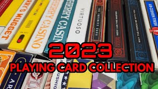 MY 2023 DECK COLLECTION  Over 80 Decks of Cards [upl. by Enelhtak55]