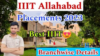 IIIT Allahabad Placements 2023🔥  Branchwise Details  Best IIIT😍 [upl. by Jemima236]