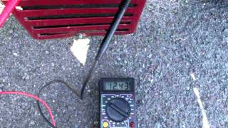 Suzuki Vs 1400 intruder S83 test alternateur low voltage charging checkAVI [upl. by Atilal]