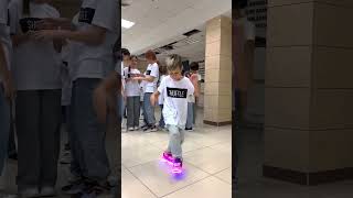 TUZELITY shuffle 😎🔥 LITTLE BOY DANCING 💃 😱💥 NEON MODE ⭐ [upl. by Lippold]