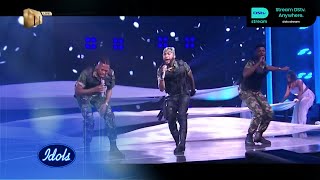 Vusi Nova performs ‘Soze Ndixole’ – Idols SA  S19  Ep 18  Mzansi Magic [upl. by Einnus]