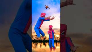 SpiderMan Vs Tom Holland shorts spiderman funny [upl. by Manella]