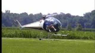 Helicopter pilot loses control on takeoff [upl. by Anitnamaid]