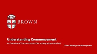 Understanding Commencement [upl. by Ecam]