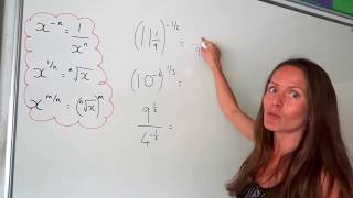 The Maths Prof The Rules of Indices  Exponents part 2 [upl. by Nerradal861]