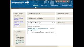 How to login to Blackboard at QCC [upl. by Tallia]