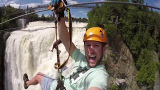 Enjoy the Journey  Montmorency Falls Zip Line Preview [upl. by Alleahcim]