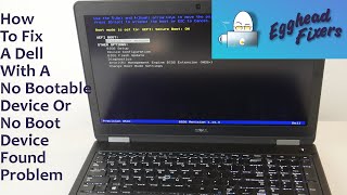 How To Fix A Dell With A No Bootable Device Or No Boot Device Found Problem by Certified Technician [upl. by Kresic]