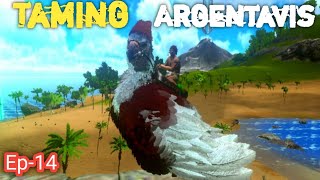 Ark Survival Evolved Mobile  Tame Argentavis  Make Argentavis Saddle  Ep14  Hindi [upl. by Ortensia]