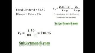 Dividend Discount Model DDM  Constant Growth Dividend Discount Model  How to Value Stocks [upl. by Dranrev]