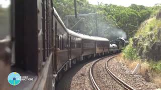 Steam Locomotive 3526  Steamfest Flyer  Morisset to Broadmeadow  April 2024 [upl. by Eynaffit]