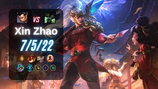 XIN ZHAO JUNGLE vs WARWICK  EUW LoL Challenger Patch 145 [upl. by Demakis927]