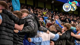 Manchester City Fans doing Poznan vs Real Madrid [upl. by Edana318]