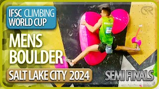 Boulder Semi Finals  Salt Lake City  Mens  2024  Cut Edition [upl. by Dickenson]