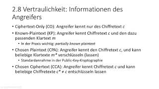 Netzsicherheit 1 27 28 Hybride Verschlüsselung und Modellierung von Vertraulichkeit [upl. by Oinotnaesoj]