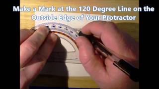 Equilateral Triangle Protractor Method [upl. by Quita]