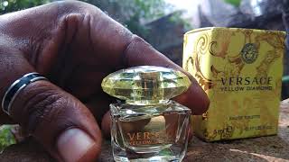 Versace yellow diamond edt 5ml 017 us fl oz perfume miniture [upl. by Neelhtac166]