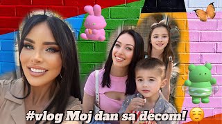 vlog Moj dan sa decom Milica i ja uzimamo decu u svoje ruke i odlazimo u provod 😍 ZOO  LUX ručak [upl. by Kwapong]