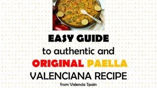 How to make an authentic and original PAELLA VALENCIANA from Spain [upl. by Nevs]