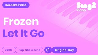 Frozen  Let It Go Karaoke Piano [upl. by Analiese840]