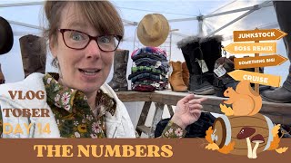 Last Day of Junkstock amp We Talk Numbers Vlogtober Day 14 [upl. by Megargee738]