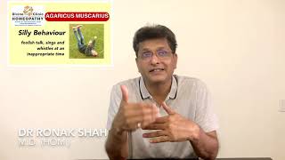 AGARICUS MUSCARIUS I DR RONAK SHAH I MM Homeopathy AZ [upl. by Vigor]