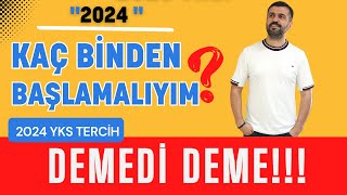 Tercih Yaparken Kaç Bin Sıralamadan Başlamalıyım  YKS Tercih [upl. by Aronos]