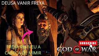 GOD OF WAR FREYA REVIVEU A CABEÇA DE MIMIR [upl. by Lucho994]